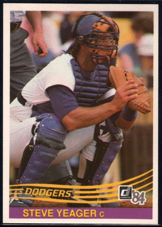 1984 Donruss #581 Steve Yeager VG Los Angeles Dodgers 