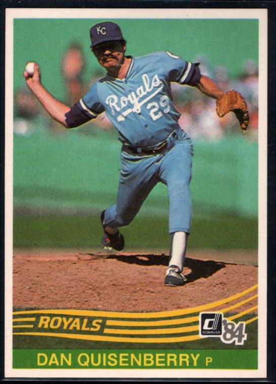 1984 Donruss #583 Dan Quisenberry VG Kansas City Royals 