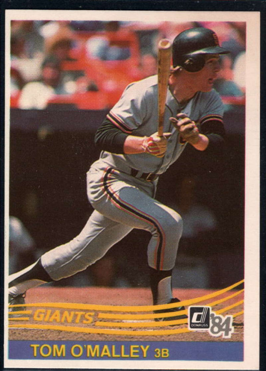 1984 Donruss #601 Tom O'Malley VG San Francisco Giants 