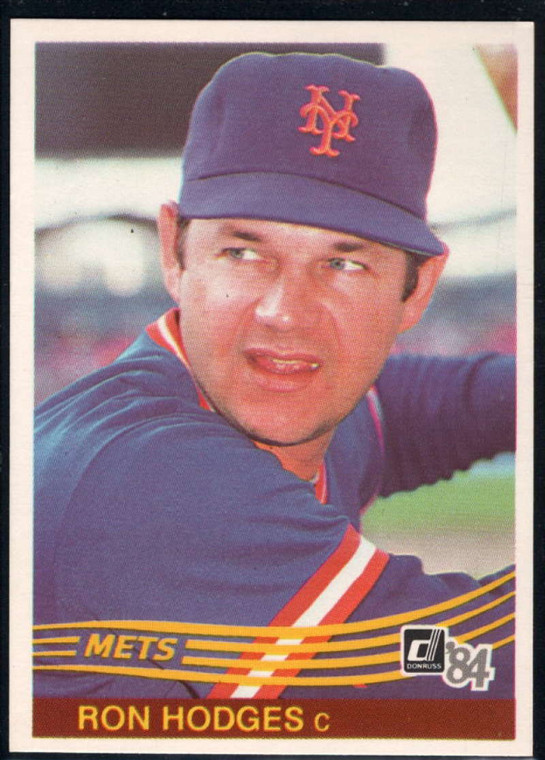 1984 Donruss #603 Ron Hodges VG New York Mets 