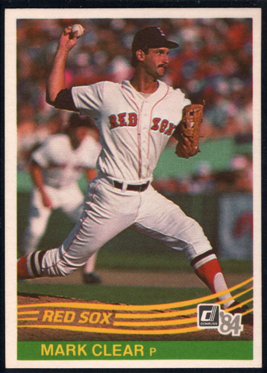 1984 Donruss #611 Mark Clear VG Boston Red Sox 