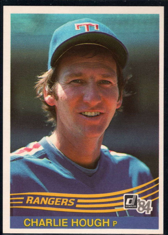 1984 Donruss #638 Charlie Hough VG Texas Rangers 