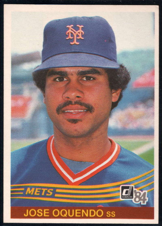 SOLD 33909 1984 Donruss #643 Jose Oquendo VG RC Rookie New York Mets 