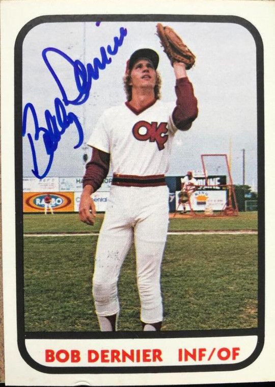 Bob Dernier Autographed 1981 TCMA Oklahoma City 89ers #5