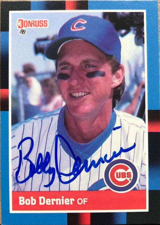 Bob Dernier Autographed 1988 Donruss #392