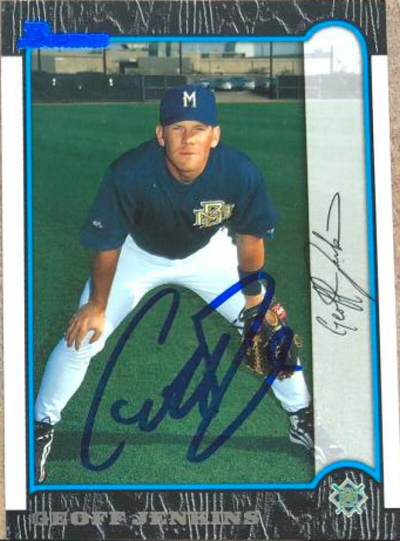 Geoff Jenkins Autographed 1999 Bowman #360