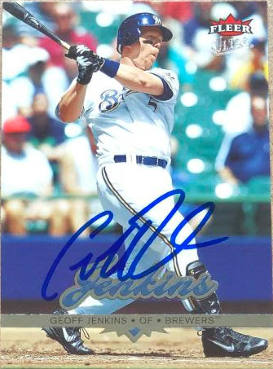 Geoff Jenkins Autographed 2006 Fleer Ultra #35