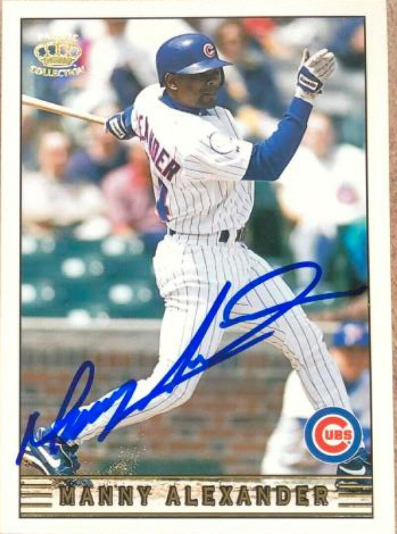 SOLD 106976 Manny Alexander Autographed 1999 Pacific Crown Collection #53