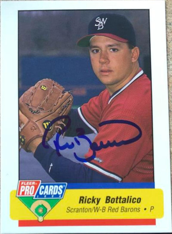 Ricky Bottalico Autographed 1994 Fleer Pro Cards #914