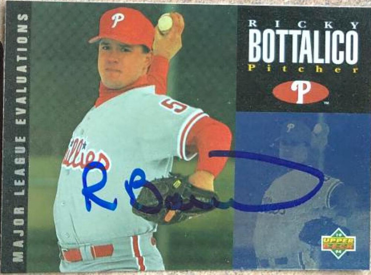 Ricky Bottalico Autographed 1994 Upper Deck Minors #148