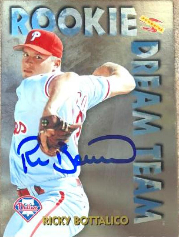 Ricky Bottalico Autographed 1995 Score Rookie Dream Team #RDT12