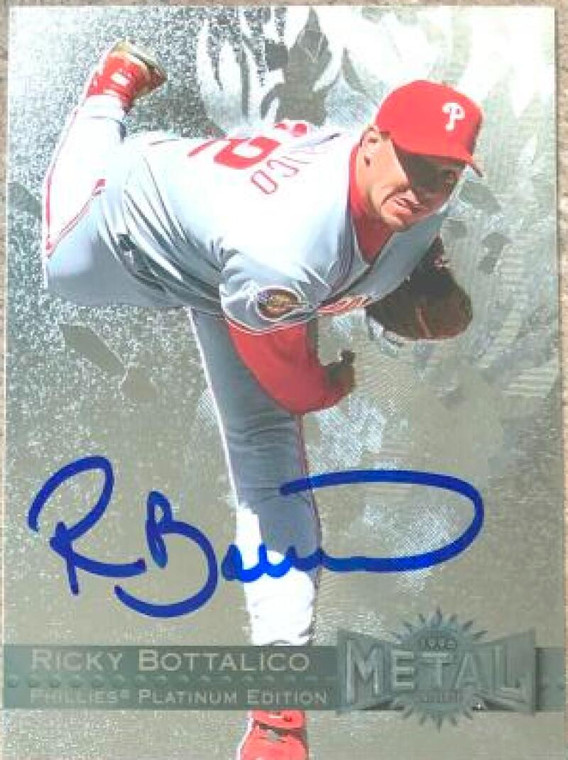 Ricky Bottalico Autographed 1996 Metal Universe - Platinum #207