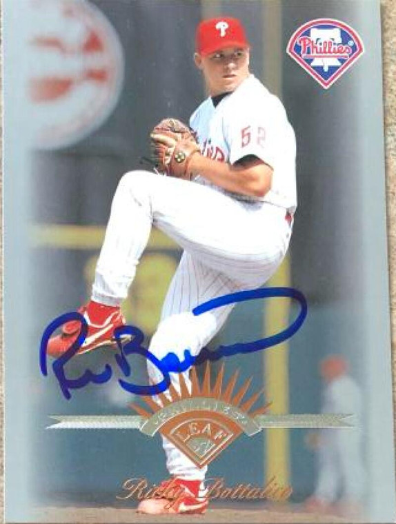 Ricky Bottalico Autographed 1997 Leaf #164