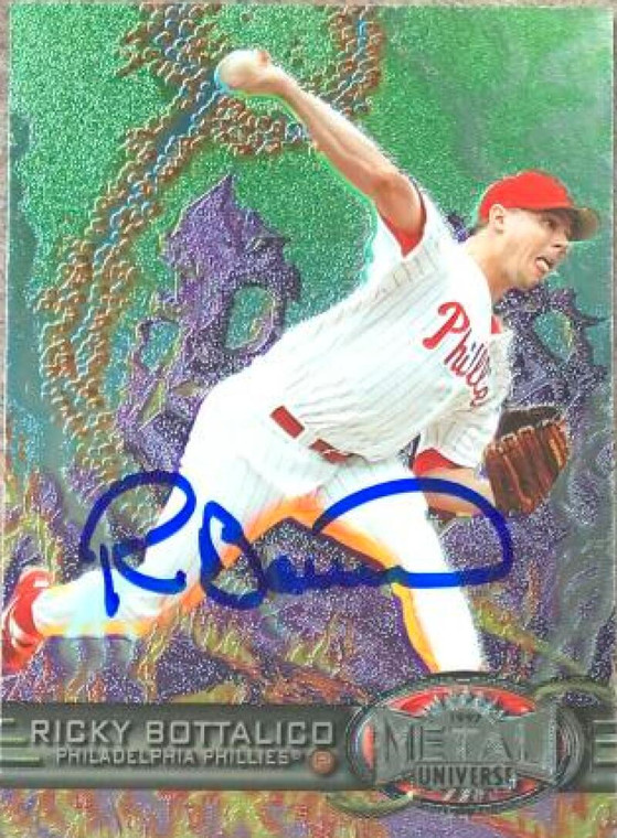 Ricky Bottalico Autographed 1997 Metal Universe #200