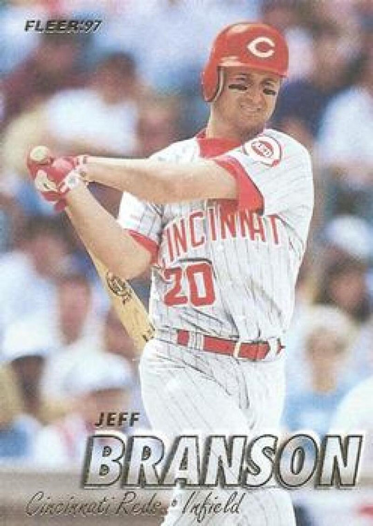 1997 Fleer #291 Jeff Branson VG Cincinnati Reds 