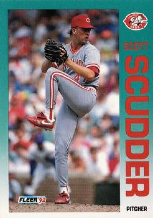 1992 Fleer #422 Scott Scudder VG Cincinnati Reds 