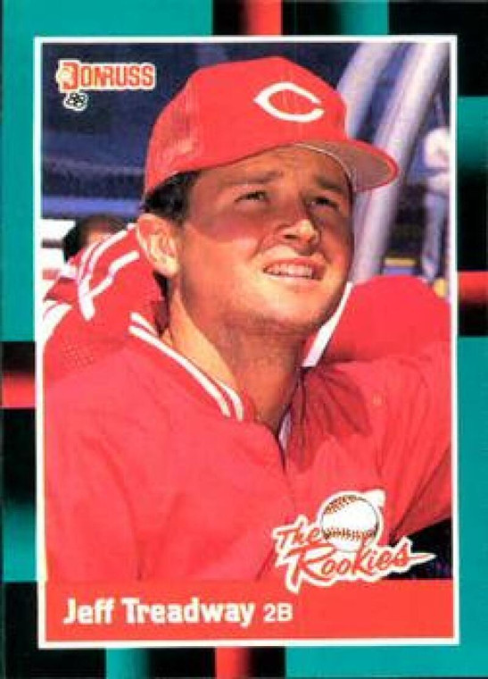 1988 Donruss Rookies #17 Jeff Treadway VG Cincinnati Reds 