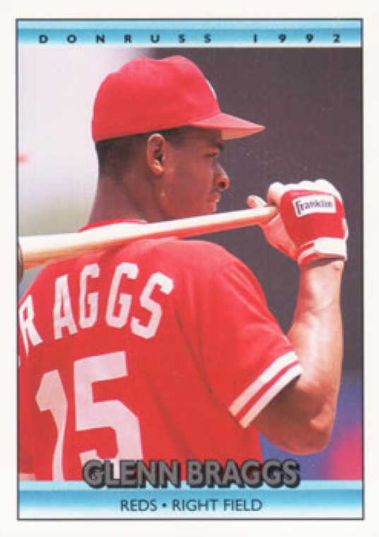 1992 Donruss #363 Glenn Braggs VG Cincinnati Reds 