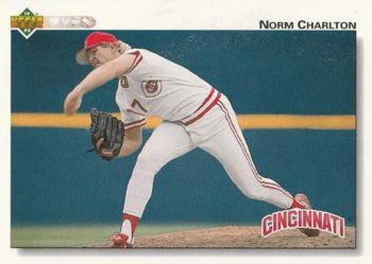 1992 Upper Deck #677 Norm Charlton VG Cincinnati Reds 