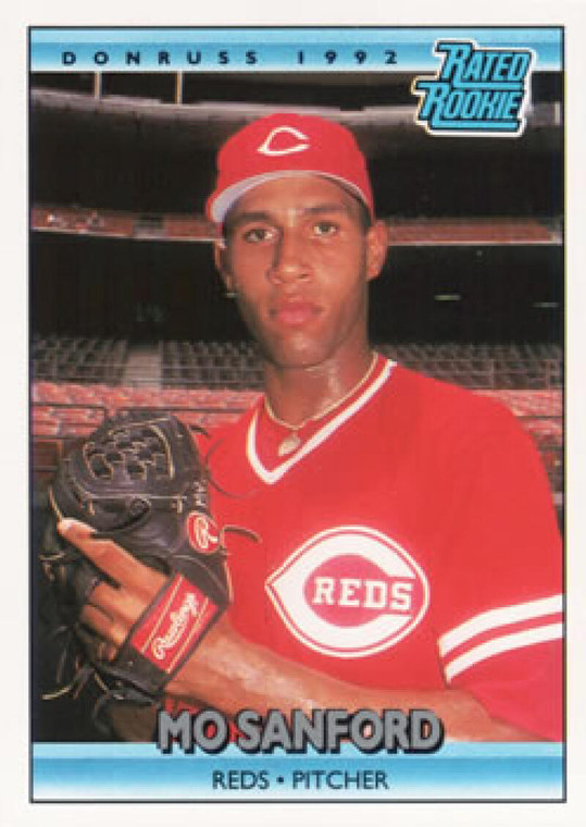 1992 Donruss #417 Mo Sanford RR VG Cincinnati Reds 