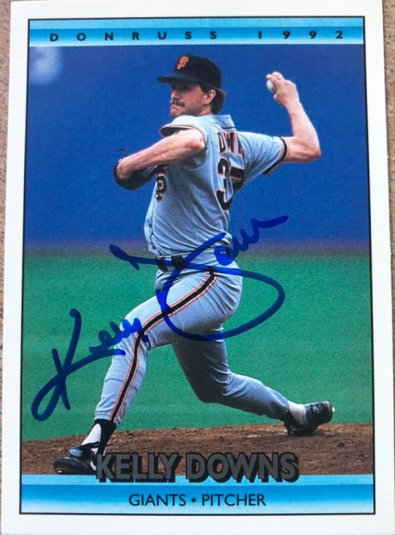 Kelly Downs Autographed 1992 Donruss #303