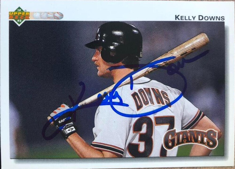 Kelly Downs Autographed 1992 Upper Deck #583