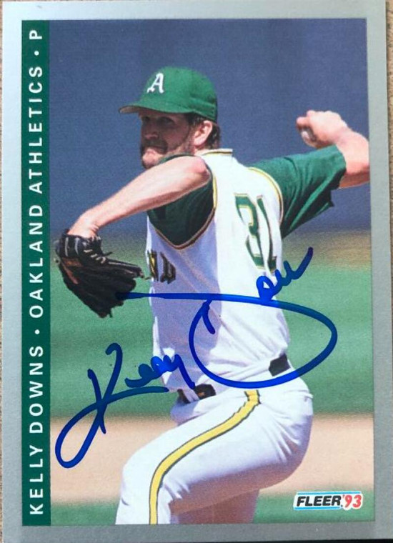 Kelly Downs Autographed 1993 Fleer #662