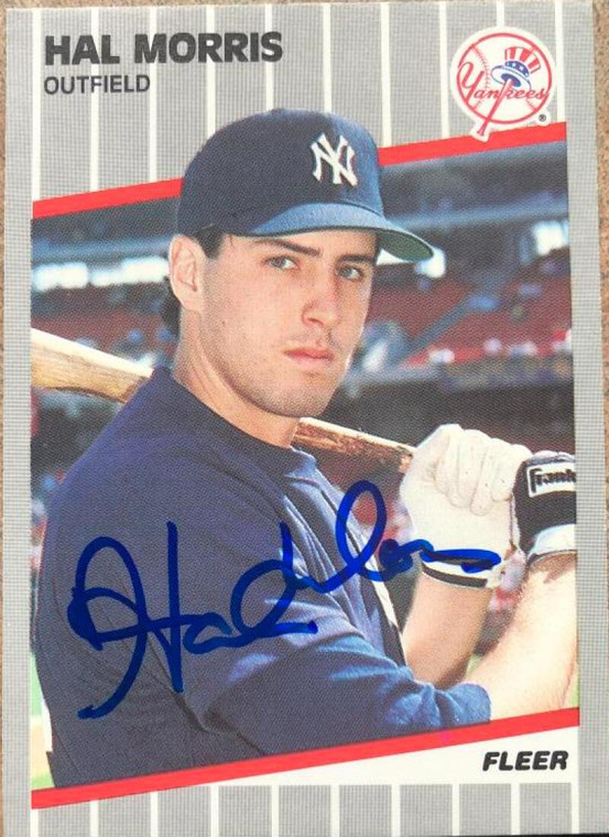 Hal Morris Autographed 1989 Fleer #260