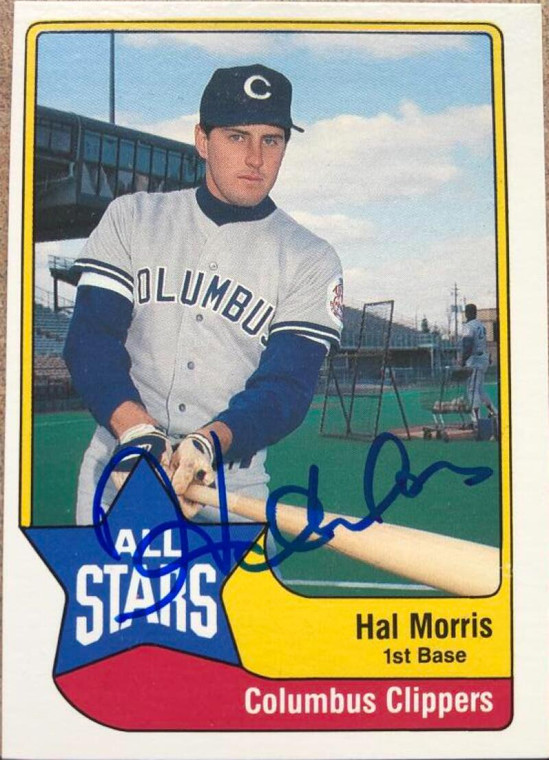 Hal Morris Autographed 1989 CMC Triple A All-Stars #17