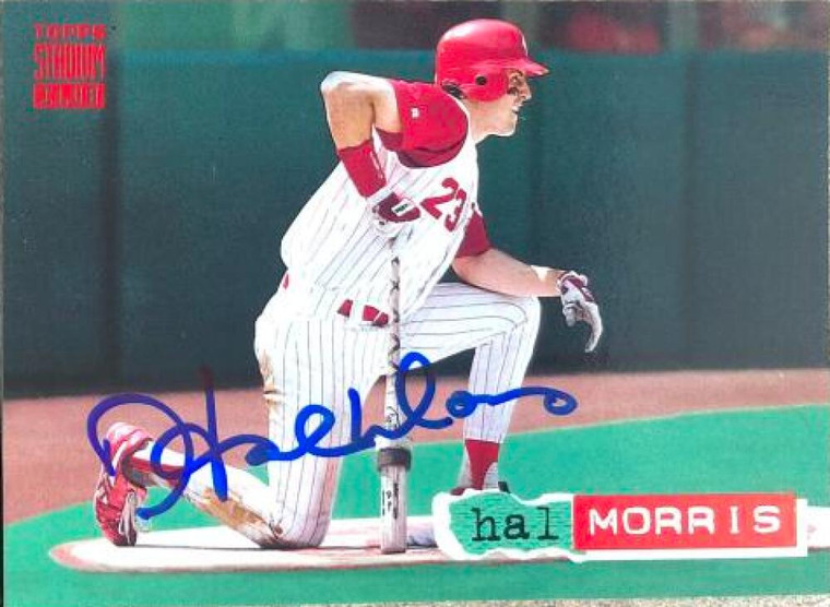 Hal Morris Autographed 1994 Stadium Club #363