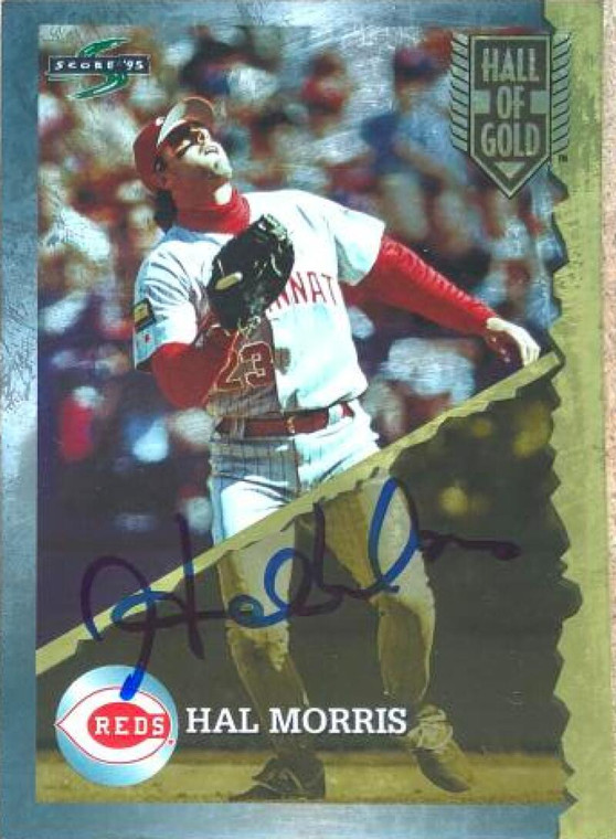Hal Morris Autographed 1995 Score Hall of Gold #HG 46