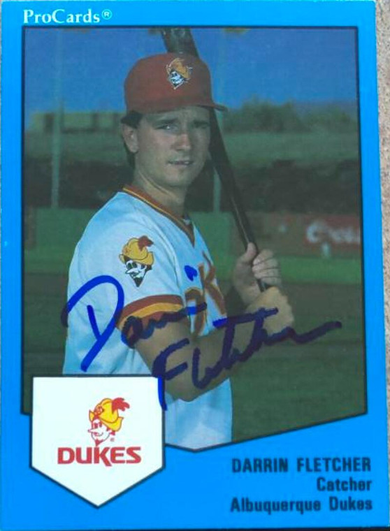 Darrin Fletcher Autographed 1989 Pro Cards AAA #58