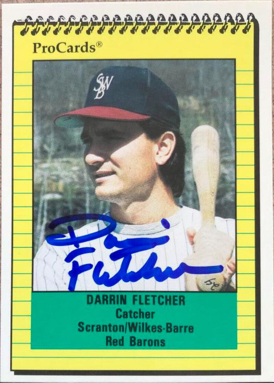 Darrin Fletcher Autographed 1991 Pro Cards #2541
