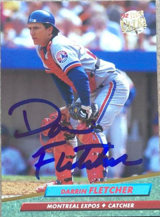 Darrin Fletcher Autographed 1992 Fleer Ultra #517