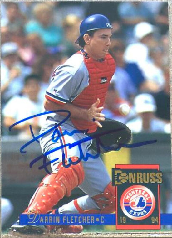 Darrin Fletcher Autographed 1994 Donruss #152