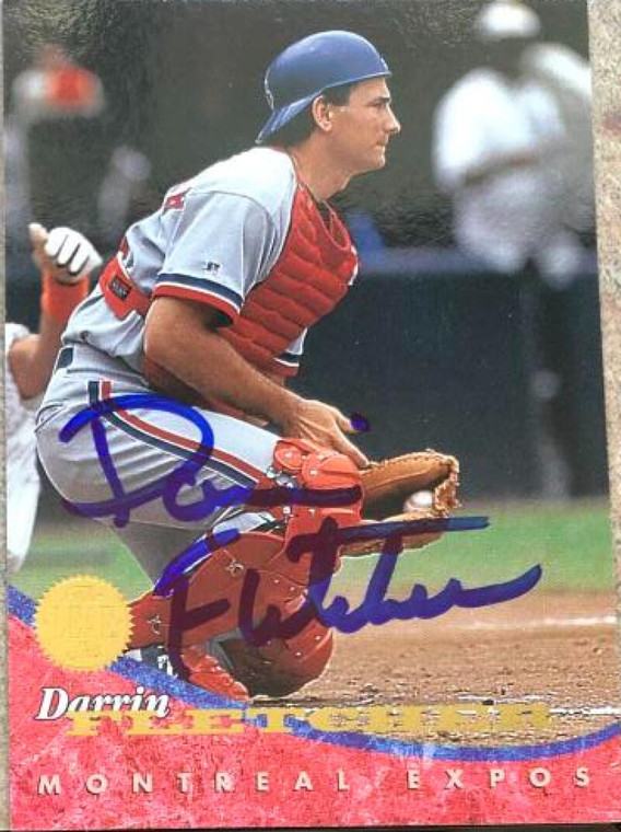 Darrin Fletcher Autographed 1994 Leaf #118