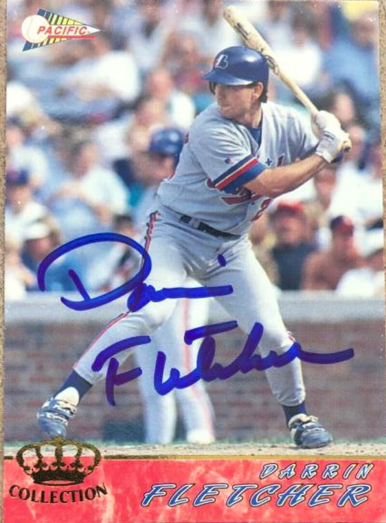 Darrin Fletcher Autographed 1994 Pacific Crown Collection #379