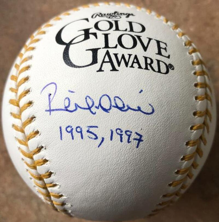 SOLD 108632 Raul Mondesi Autographed Rawlings Official Gold Glove Baseball 1995, 1997