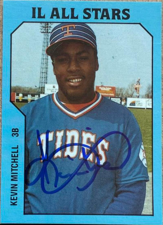 Kevin Mitchell Autographed 1985 TCMA Tidewater Tides #4