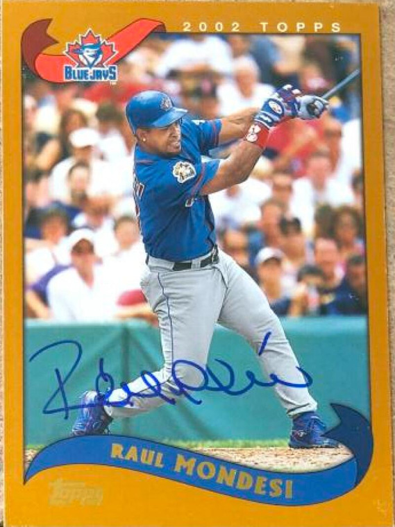 Raul Mondesi Autographed 2002 Topps #560