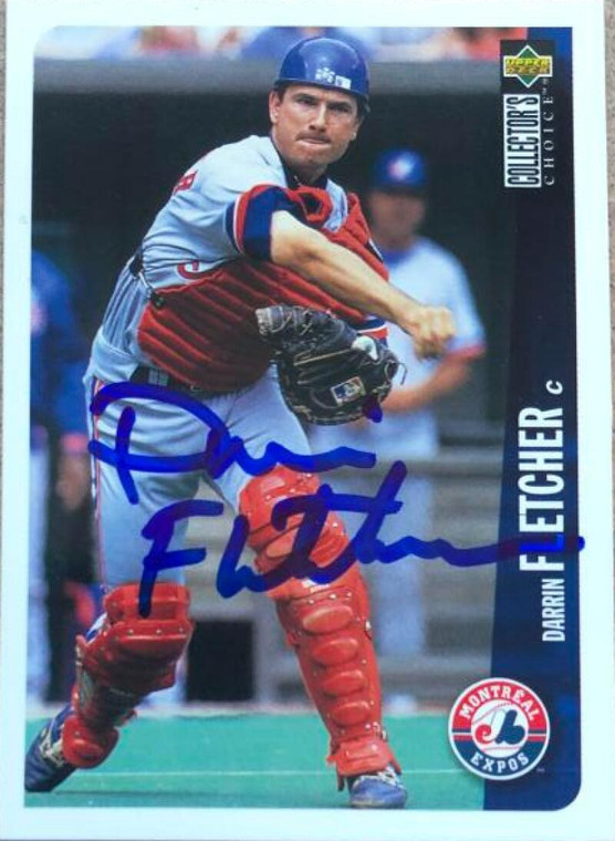 Darrin Fletcher Autographed 1996 Collector's Choice #614