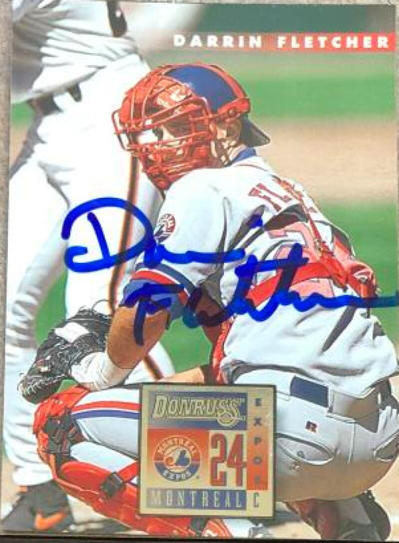 Darrin Fletcher Autographed 1996 Donruss #58