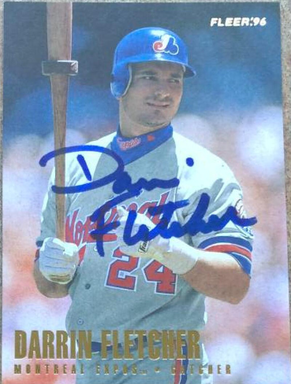 Darrin Fletcher Autographed 1996 Fleer #456