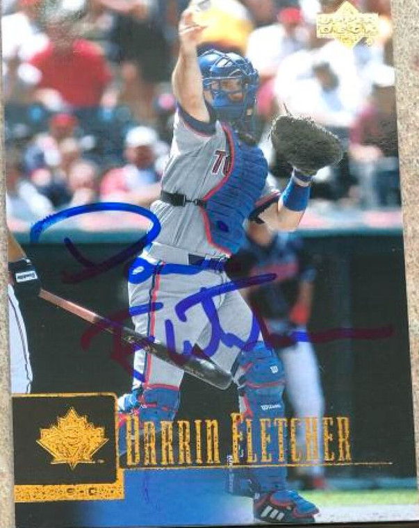 Darrin Fletcher Autographed 2001 Upper Deck #314