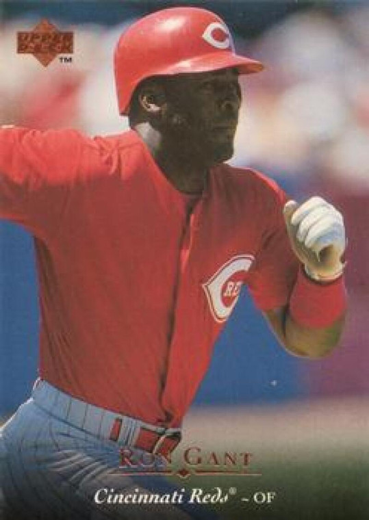 SOLD 42262 1995 Upper Deck #489 Ron Gant TR VG Cincinnati Reds 