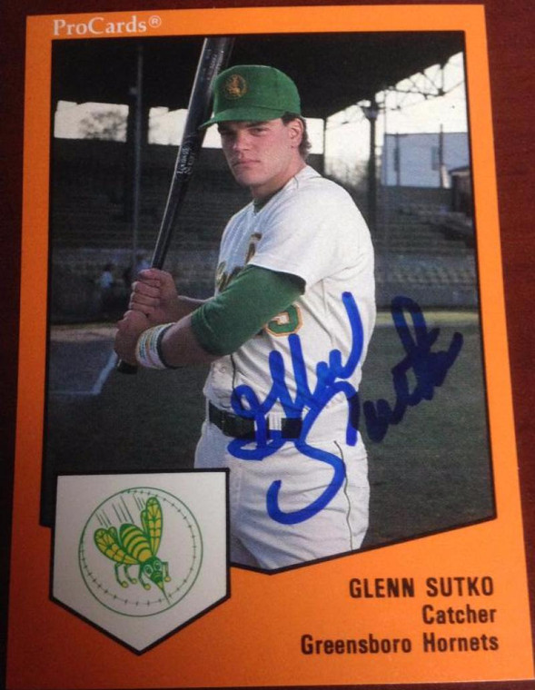 Glenn Sutko Autographed 1989 Pro Cards #420