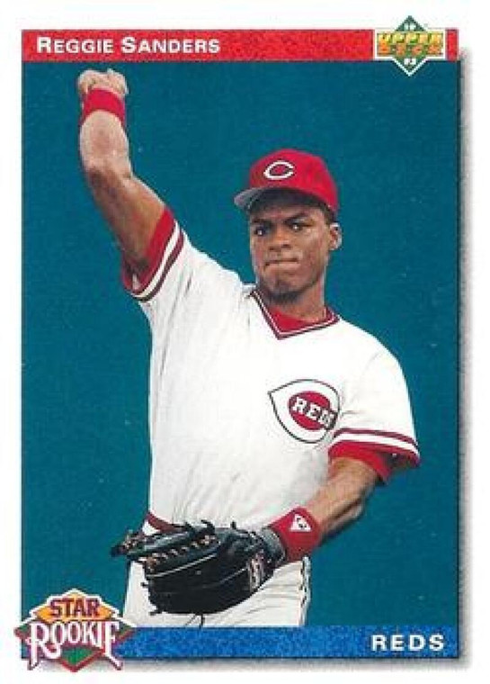 1992 Upper Deck #27 Reggie Sanders VG Cincinnati Reds 