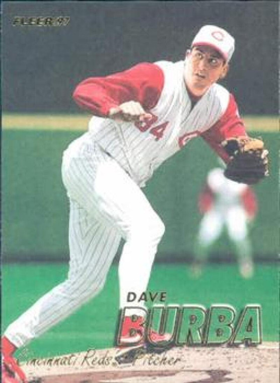 1997 Fleer #630 Dave Burba VG Cincinnati Reds 