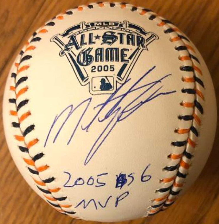 Miguel Tejada 2005 ASG MVP Autographed 2005 All-Star Game Baseball 