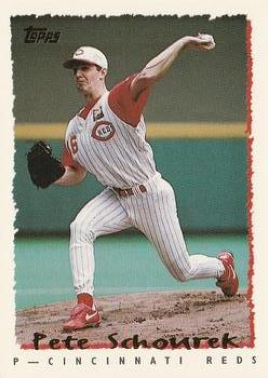 1995 Topps #484 Pete Schourek VG  Cincinnati Reds 